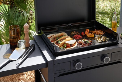 Forge Adour, Forge Adour Plancha Modern, Gas, 60 cm, Stahl, schwarz, Forge Adour Plancha Modern Gas | 60 × 41 cm | 5.3 kW