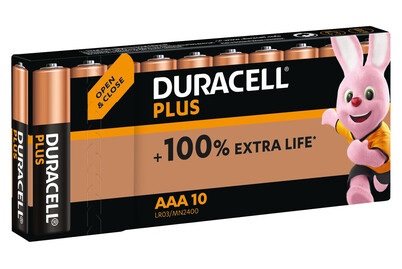 Duracell, Duracell Batterien Plus Aaa/Lr03 10St, Duracell Batterien Plus Aaa/Lr03 10St