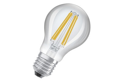 Osram, OSRAM 4099854009532 LED EEK A (A - G) E27 Glühlampenform 7.2 W = 100 W Warmweiß (Ø x H) 60 mm x 60 mm 1 St., OSRAM Hocheffiziente 7,2-W-Filament-LED-Lampe A100, E27, 1521 lm, warmweiß, 3000 K, 210 lm/W, EEK A