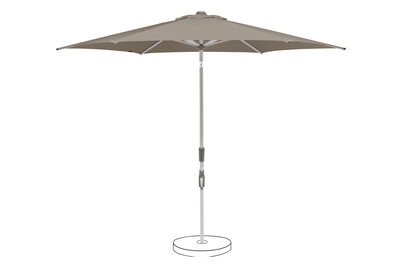 Suncomfort by Glatz, Suncomfort by Glatz Sonnenschirm Slide 250 cm Light taupe, Sonnenschirm Slide Beige/Grau Polyester/Metall 250 cm