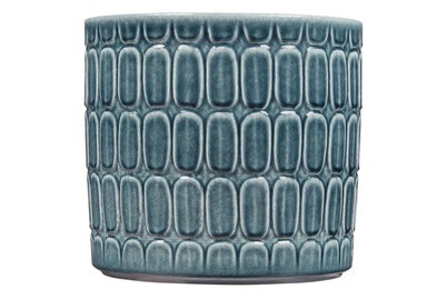 Scheurich, Scheurich Übertopf 878/14 Alma, Scheurich Übertopf Alma Blau-Grün | ? 14 cm