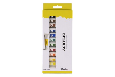 undefined, Künstler-Set Acrylfarben 12 Stk. 144ml, Künstler-Set Acrylfarben 12 Stk. 144ml