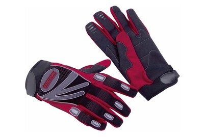 Kraftwerk, Kraftwerk Mechanikerhandschuh L, Schwarz, Kraftwerk Mechanikerhandschuh L, Grau/Rot/Schwarz