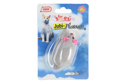 swisspet, swisspet Katzenspielzeug Jubi-Mouse 16cm, swisspet Katzenspielzeug Jubi-Maus 16 cm