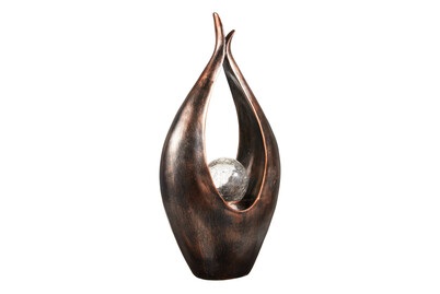 Globo, Deko-Solarleuchte Dagita, Globo Solarleuchte , Bronzefarben Klar , Klar , Glas , 13x50 cm , 004558626901