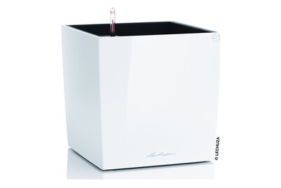 Lechuza, Lechuza Blumentopf Cube 30 Weiss, Lechuza Blumentopf Cube 30 Weiss hochglanz