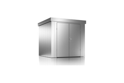 Guardi, GUARDI Gerätehaus L, 226 x 213 cm, Silber Gartenhaus, Gerätehaus L in silber