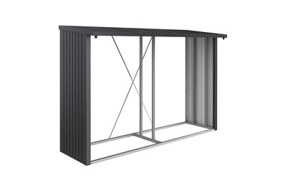 Biohort, Biohort Woodstock 300 Dunkelgrau-metallic, Biohort Kaminholzlager WoodStock 300 Dunkelgrau