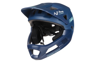 ABUS, ABUS Fahrradhelm YOUDROP FF midnight blau-S, Abus Helm YouDrop Full Face 48-55 cm, blau