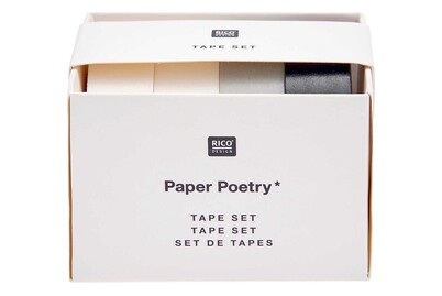 RICO Design, Tape Tape, Tape Set, schwarz & weiss FSC MIX