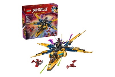 LEGO, 71833 Ninjago Ras und Arins Super-Sturmflieger, Konstruktionsspielzeug, LEGO® Spielbausteine »Ninjago Ras und Arins Super-Sturmflieger 71833«, (510 St.)