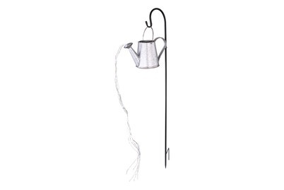 mutoni light, Solarleuchte Metall silver gray 80xLED, Globo Solarleuchte Metall silbergrau