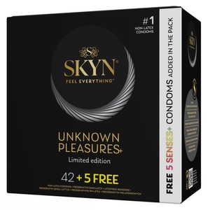 Kondom-Mix ?Unknown Pleasures 42+5free?, latexfrei