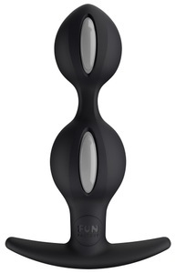 Fun Factory, Fun Factory - B Balls grey/black, Analplug B Balls Duo
