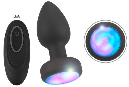 ANOS, Analvibrator ?RC Flashing Butt Plug? mit flackerndem LED-Licht