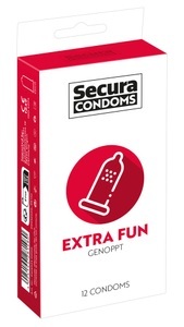 Secura, Kondome ?Extra Fun? mit Stimulationsnoppen, Kondome ?Extra Fun? mit Stimulationsnoppen