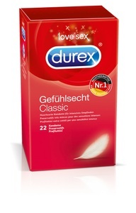 Durex, Durex Gefühlsecht Classic 22er, Durex Gefühlsecht Classic 20Stk.