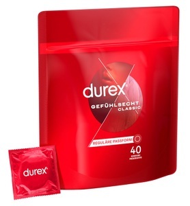Durex, Gefühlsecht (40er Pack), Durex Gefühlsecht Classic 40 Stück