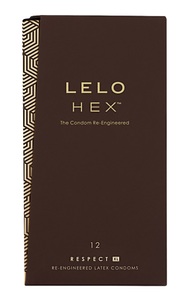 Lelo, HEX Respect XL, LELO Hex Condoms Respect XL 12 Pack