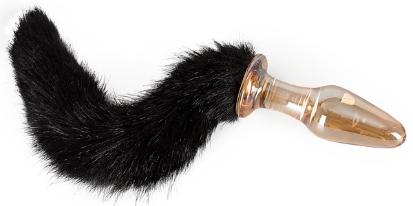 You2Toys, Glas Plug with tail, Anal Glasplug mit Schwanz