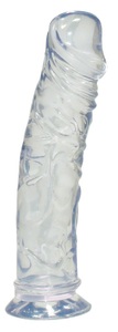 Crystal, Crystal Clear Medium Dong, Naturdildo ?Medium Dong? mit Saugfuß
