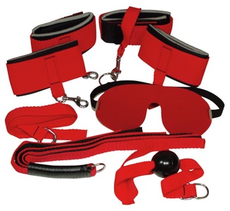 Bad Kitty, BK Red Giant Set 8teilig, Bad Kitty Red Giant Bondage-Set
