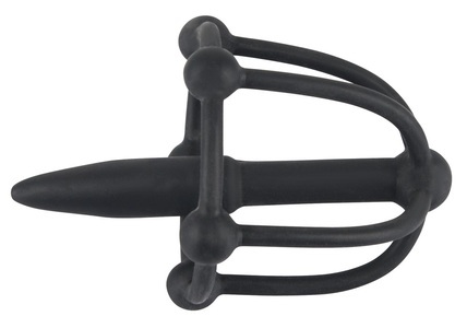 You2Toys, Dilator mit Eichel-Käfig, flexibel, Penis Plug with Clans Cage