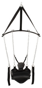 You2Toys, Liebesschaukel "Sex Swing" mit Liegefläche aus Leder und Kopfpolster