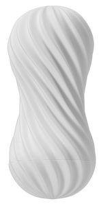 Tenga, Tenga Flex Silky White, Tenga Flex Manueller Masturbator, Weiss - Amorana