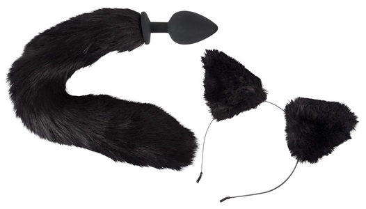 Bad Kitty, Kitty Pet Play, Bad-kitty Kitty Pet Play Anal Plug, Anfängergeeignet, Schwarz - Amorana