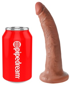 King Cock, Naturdildo 7" Cock mit Saugfuß