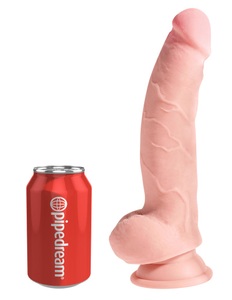 Pipedream (all),Pipedream - King Cock, 20 cm Fettschwanz Mit Dreifacher Dichte Und Kugeln Hautfarbenfarben |, Dildo ?8