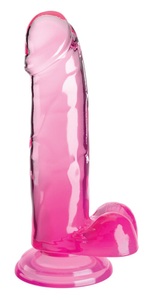 King Cock, 7? Cock with Balls Pink