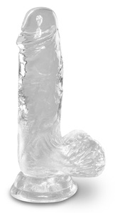 Pipedream (all),Pipedream - King Cock, King Cock Clear 13 cm Penis Mit Bällen | Pipedream, King Cock Clear with Balls 5
