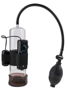Classix, Penispumpe „Vibrating Power Pump“, mit Multispeed-Vibrobullet und Ballpumpe, Classix Vibrating Power Pump
