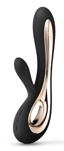 Lelo, Soraya 2, Lelo Soraya 2 Rabbit Vibrator, Anfängergeeignet, Schwarz - Amorana