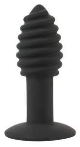 Black Velvets, Analplug „Twist Butt Plug“, mit ausgeprägter Rillenstruktur, 7 Vibrationsmodi, Analplug ?Twist Butt Plug?, mit ausgeprägter Rillenstruktur, 7 Vibrationsmodi