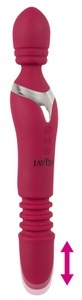 JAVIDA, Massagestab „Warming & Thrusting Vibe“, mit Stoß- und Wärmefunktion, Massagestab Warming Thrusting