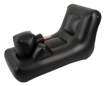 Excellent Power, Dark Magic Thrusting Bed, Sex-Liege ?Dark Magic Thrusting Bed? mit Stoßfunktion + 3 Vibratoren + Fußpumpe