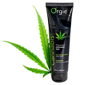 Orgie, Intimgel „Lube Tube Cannabis“, 100 ml, Orgie Intimate Gel Cotton Cannabis