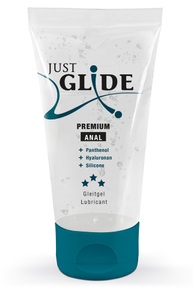 Just Glide, Gleitgel „Premium Anal“, mit Hyaluron und Panthenol, Gleitgel ?Premium Anal? mit Silikon-Öl