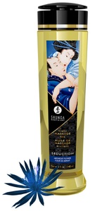 Shunga, Erotic Massage Oil, Shunga Seduction Massageöl, Mitternachtsblume, Transparent, 240 Ml - Amorana
