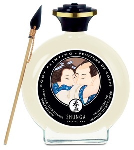 Shunga Erotic Art, Shunga Erotic Art - Körperfarbe Vanilla & Chocolate - 100 ml, Shunga Bodypainting Vanilla & Chocolate 100ml