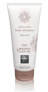 HOT Shiatsu, Massage- und Gleitgel „2in1 Silky Touch“, 200 ml, Massage- und Gleitgel ?2in1 Silky Touch?