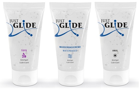 Just Glide, 3-teiliges Gleitgel-Set „Just Glide“