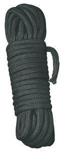 Shibari Bondage, Seil schwarz 3m, Bondage-Seil 3 Meter