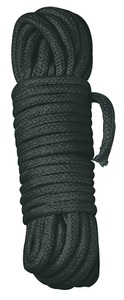 Shibari Bondage, Seil schwarz 7m, Bondage-Seil 7 Meter