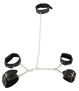 fetish collection, Lederimitat Fesselset, Fessel Bondage Set