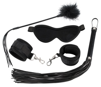 Bad Kitty, Fetish Kit Samt schwarz, Bad Kitty Fetish-Set