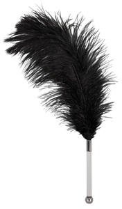 Bad Kitty, Feder schwarz Acryl, Bad Kitty Federstab